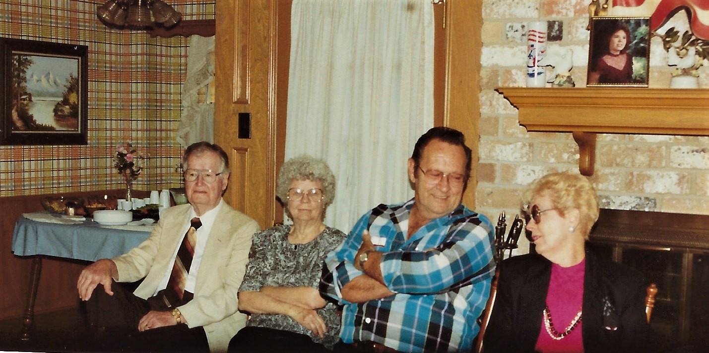 Dick Horrocks, Mickey Gibson, Pee Wee Plochek, and Dorothy Horrocks